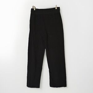 Pact Organic Cotton Lounge Pants Womens M Black Drawstring Stretch Casual 30x30